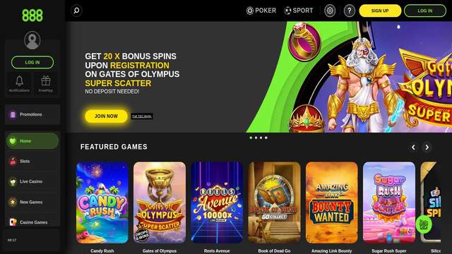 888sport casino screenshot